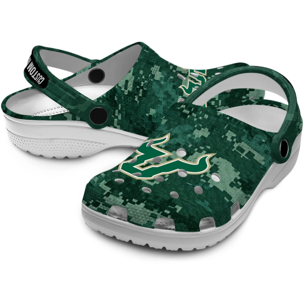south-florida-bulls-clog-customized-digital-camo-green-high-quality.webp
