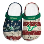 south-florida-bulls-clog-customized-distressed-stripes-green-red-blue-best-selling.webp