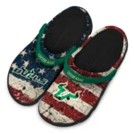 south-florida-bulls-clog-customized-distressed-stripes-green-red-blue-best-selling.webp