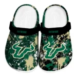 south-florida-bulls-clog-personalized-splatter-splash-green-black-best-selling.webp