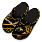 southern-miss-golden-eagles-clog-customized-checkered-streaks-black-best-selling.webp