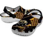 Southern Miss Golden Eagles Clogs – Personalized Circuit Geometry Black 1