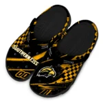 Southern Miss Golden Eagles Clogs – Personalized Circuit Geometry Black 1