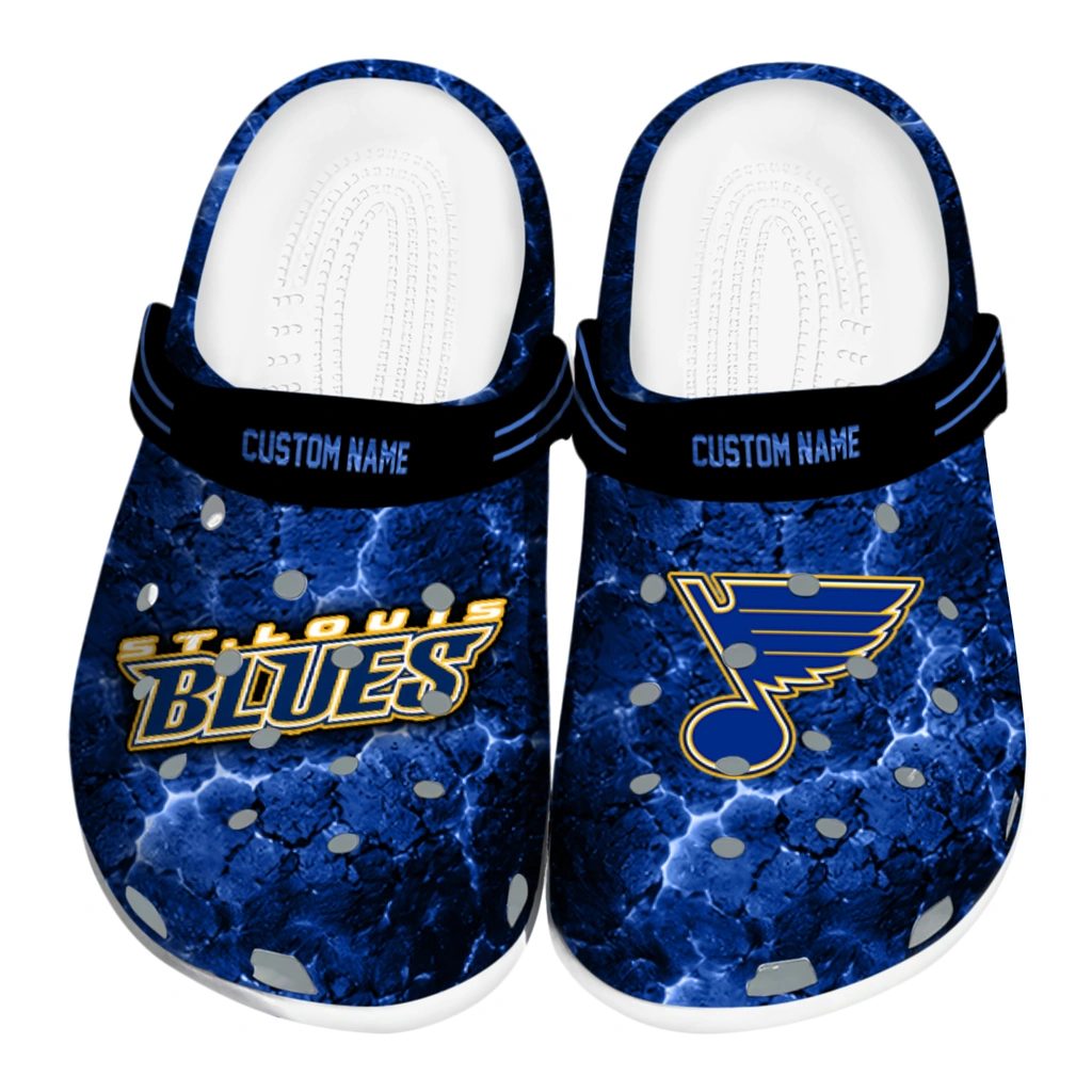 st-louis-blues-clog-custom-cracked-energy-blue-black-best-selling.webp st louis blues clog custom cracked energy blue black best selling