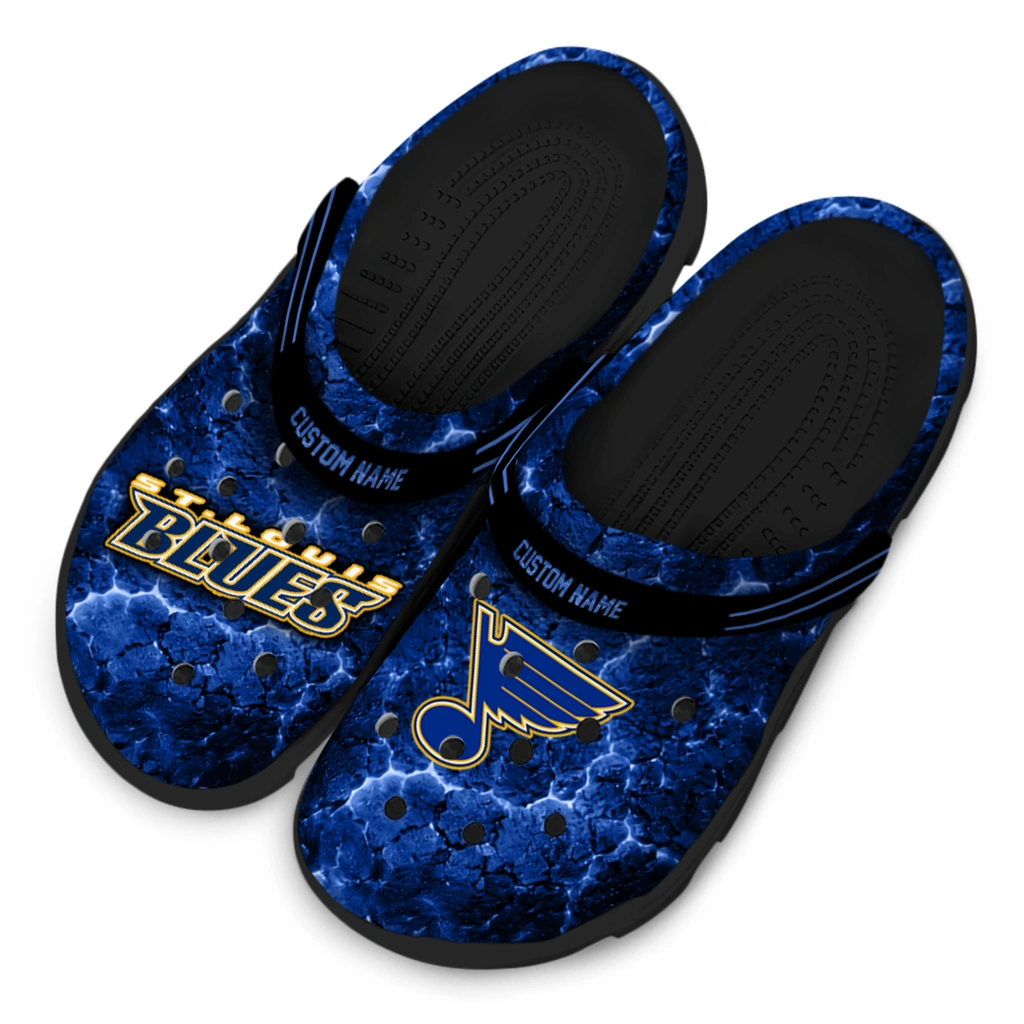 st-louis-blues-clog-custom-cracked-energy-blue-black-latest-model.webp
