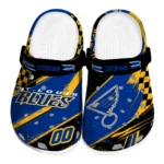 St. Louis Blues Clogs - Personalized Circuit Geometry Blue Black 1 St. Louis Blues Clogs – Personalized Circuit Geometry Blue Black 1