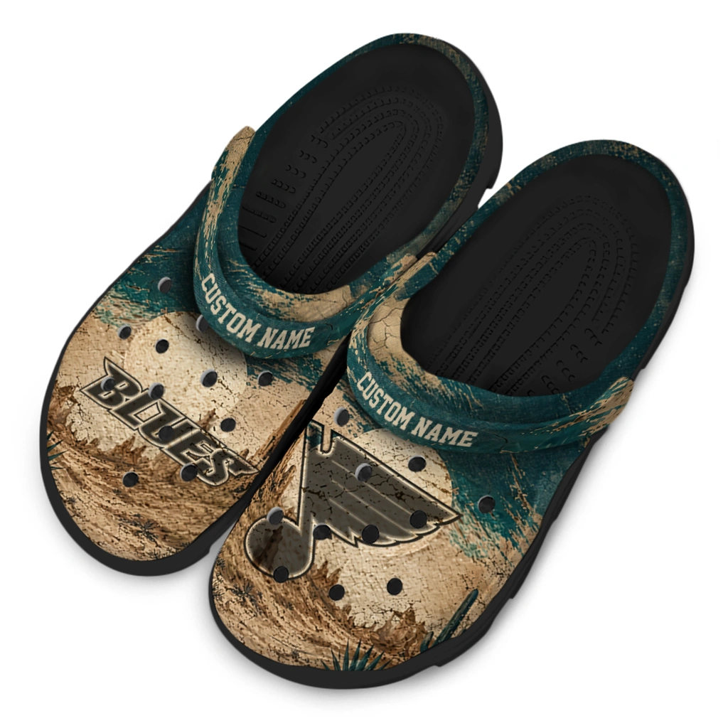 st-louis-blues-clog-personalized-cracked-landscape-fir-green-beige-latest-model.webp