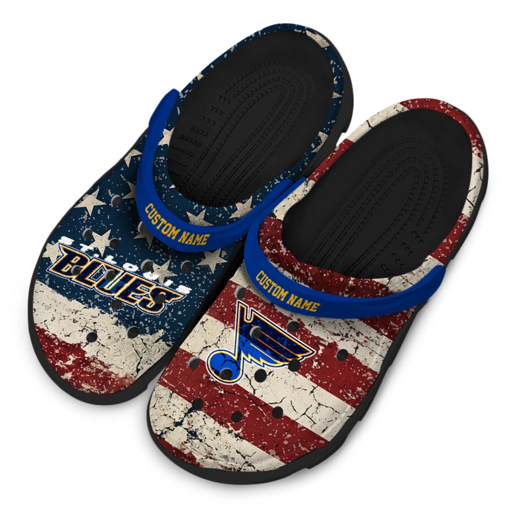 st-louis-blues-clog-personalized-distressed-stripes-blue-red-blue-latest-model.webp