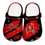 Tampa Bay Buccaneers Clogs - Customized Circuit Geometry Red Black 1 Tampa Bay Buccaneers Clogs – Customized Circuit Geometry Red Black 1