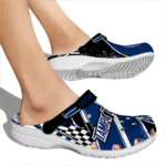 Tampa Bay Lightning Clogs – Custom Circuit Geometry Blue Black 1