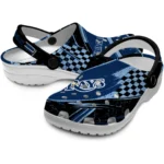 Tampa Bay Rays Clogs – Customized Circuit Geometry Navy Black 1