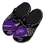 tcu-horned-frogs-clog-customized-checkered-streaks-purple-black-best-selling.webp