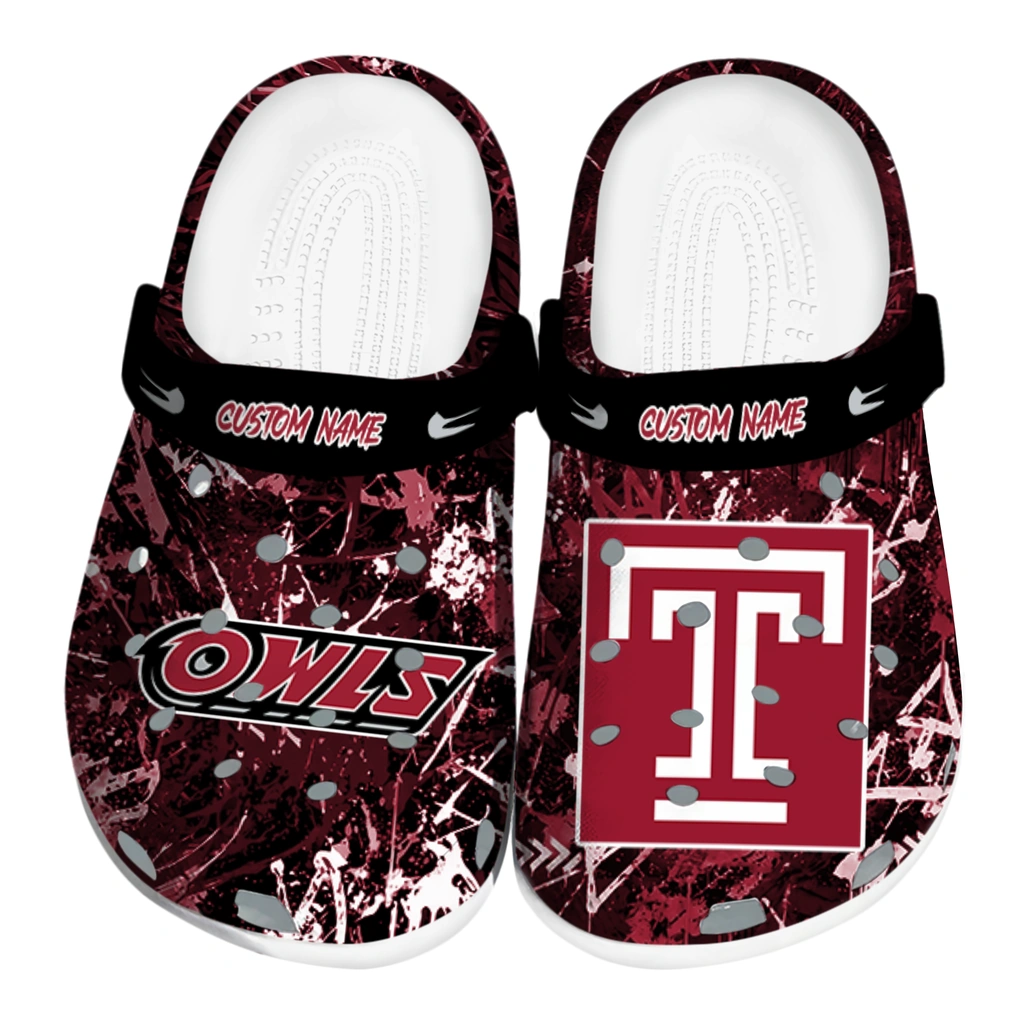 temple-owls-clog-customized-graffiti-burst-red-black-best-selling.webp temple owls clog customized graffiti burst red black best selling