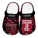 Temple Owls Clogs - Personalized Circuit Geometry Red Black 1 temple-owls-clog-personalized-circuit-geometry-red-black-best-selling.webp