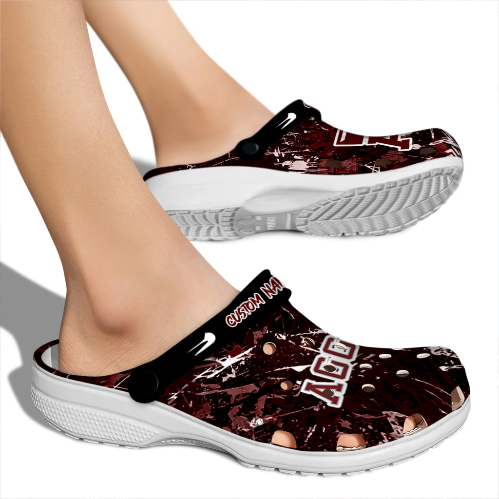 texas-am-aggies-clog-custom-graffiti-burst-maroon-black-fashion-forward.webp