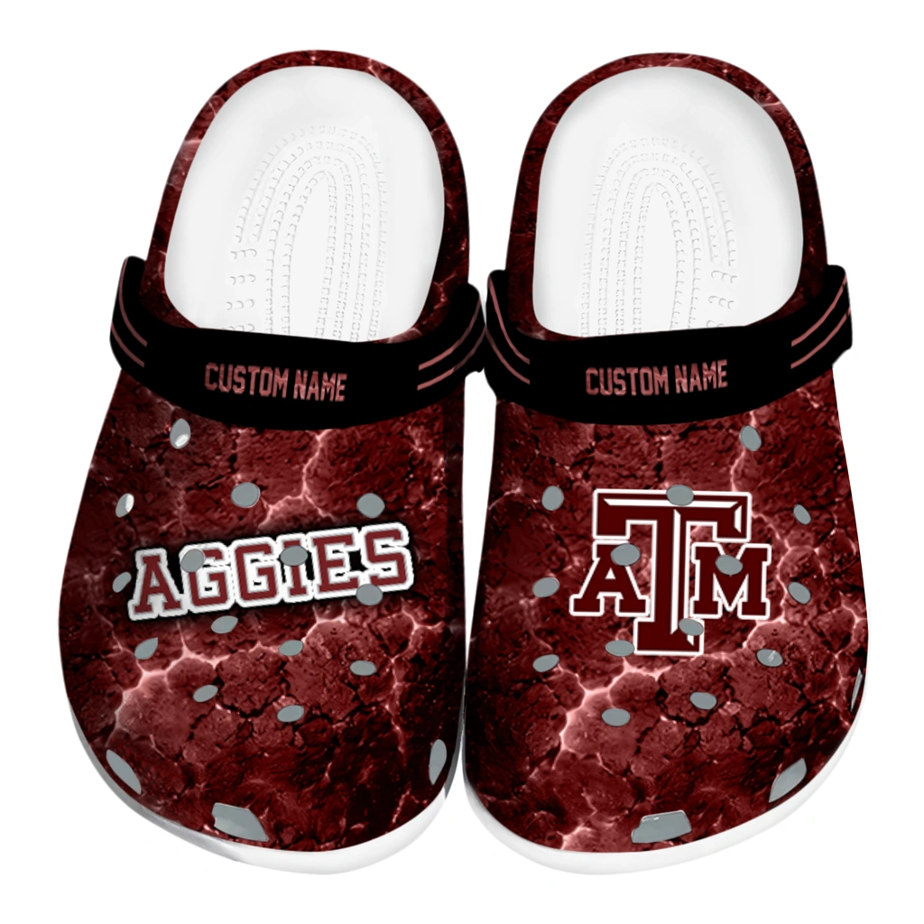 texas-am-aggies-clog-personalized-cracked-energy-maroon-black-best-selling.webp texas am aggies clog personalized cracked energy maroon black best selling