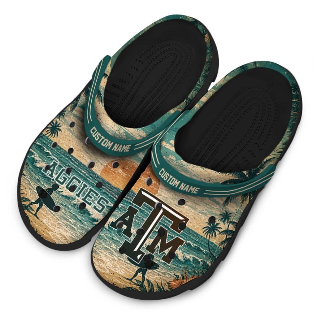 texas-am-aggies-clog-personalized-wave-scene-fir-green-latest-model.webp