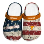 Texas Longhorns Clogs - Custom Distressed Stripes Orange Red Blue 1 texas-longhorns-clog-custom-distressed-stripes-orange-red-blue-best-selling.webp