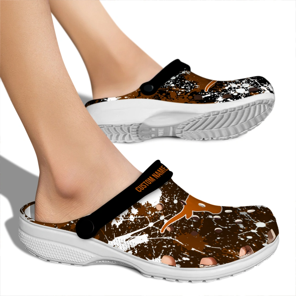 texas-longhorns-clog-customized-splatter-splash-orange-black-fashion-forward.webp