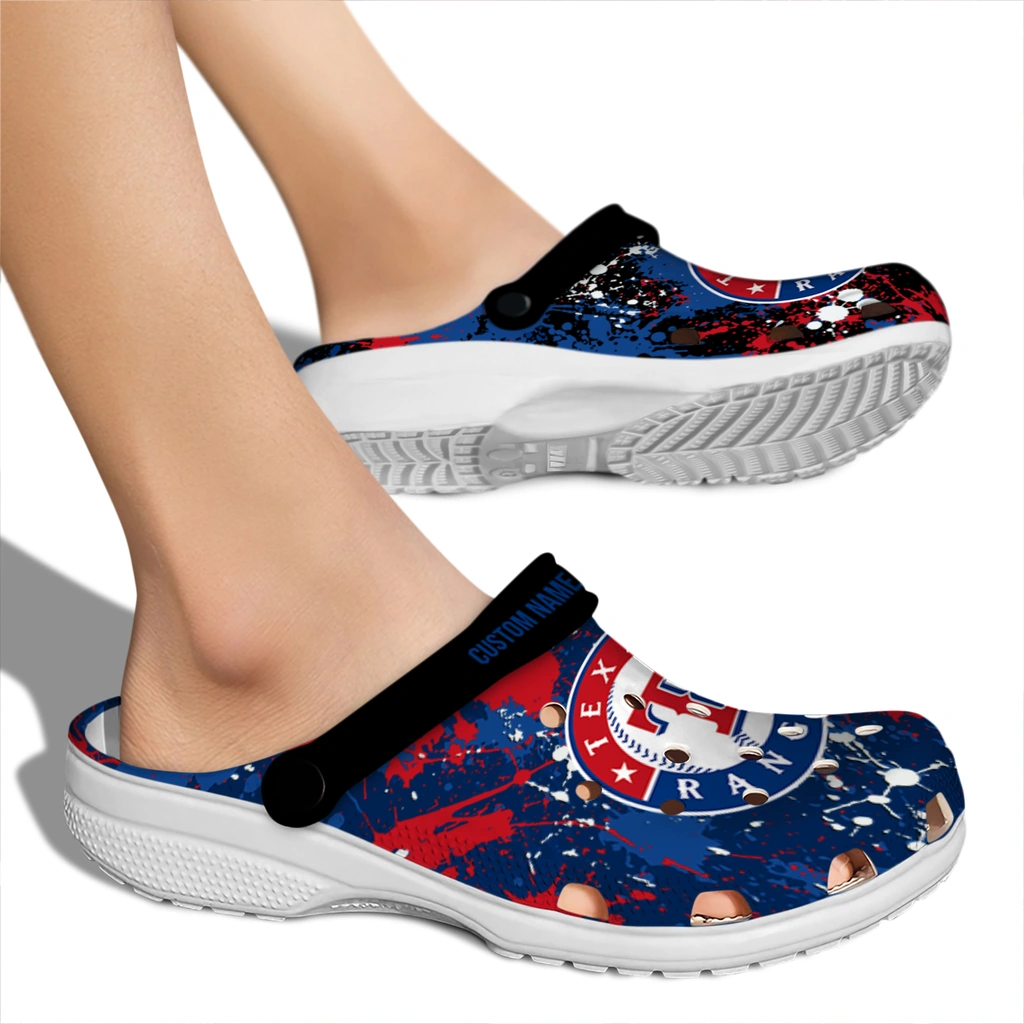 texas-rangers-clog-custom-splatter-splash-blue-black-fashion-forward.webp