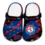 Texas Rangers Clogs - Customized Checkered Streaks Blue Black 1 texas-rangers-clog-customized-checkered-streaks-blue-black-best-selling.webp