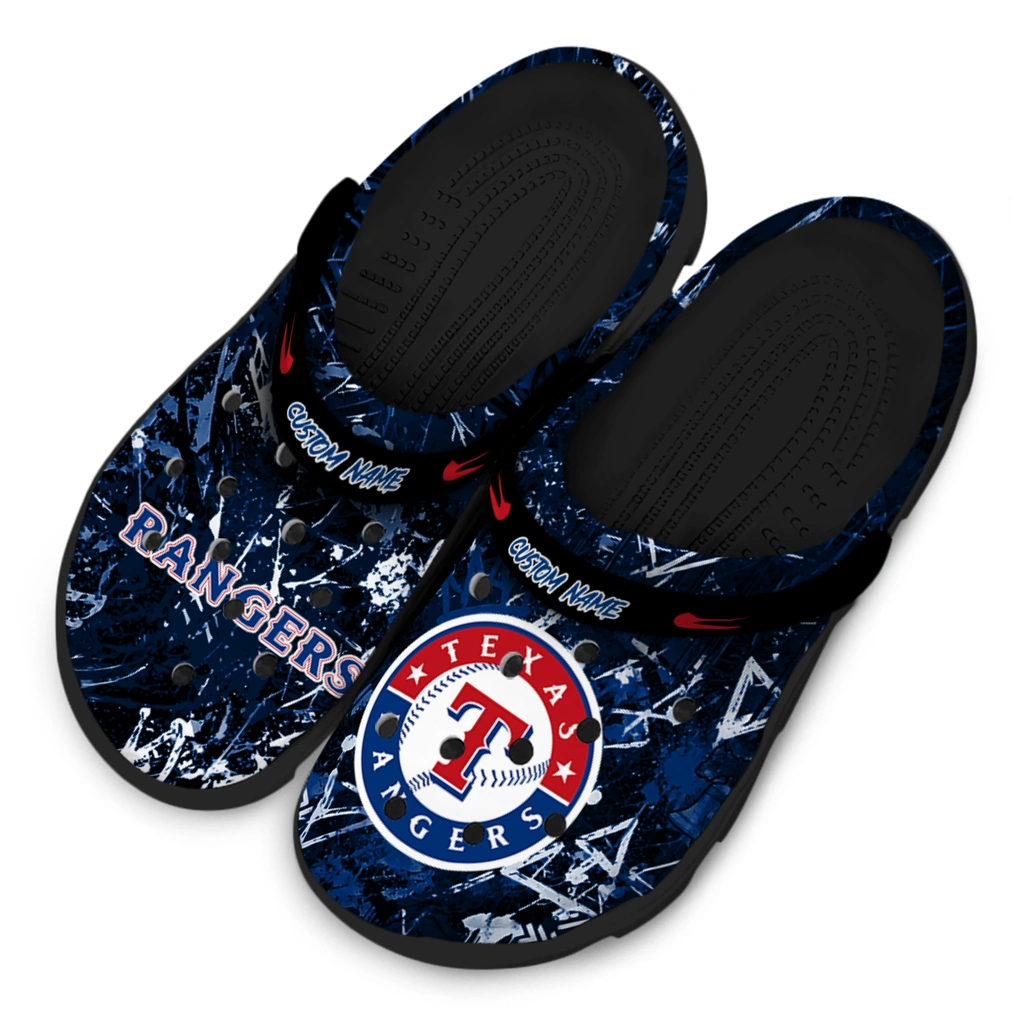texas-rangers-clog-customized-graffiti-burst-blue-black-latest-model.webp