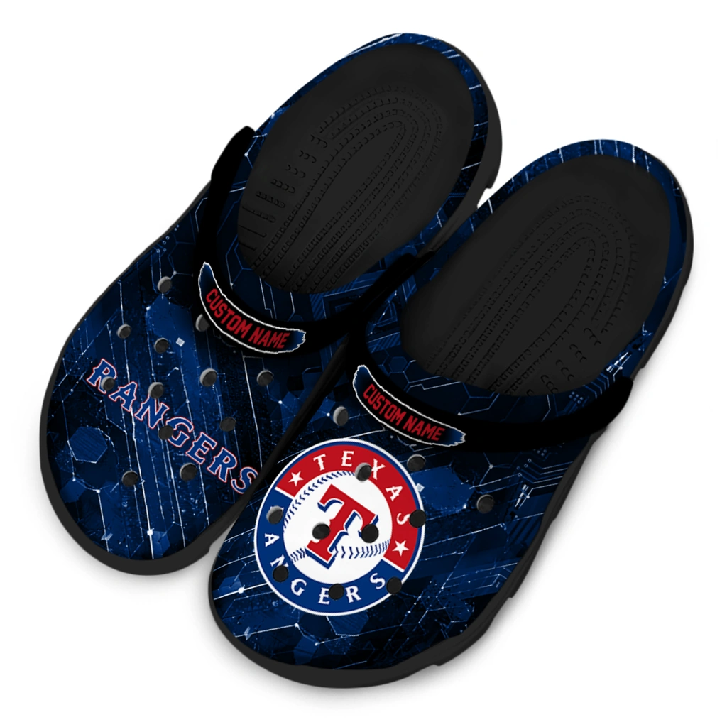 texas-rangers-clog-personalized-circuit-geometry-blue-black-latest-model.webp