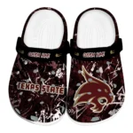Texas State Bobcats Clogs - Custom Graffiti Burst Maroon Black 1 texas-state-bobcats-clog-custom-graffiti-burst-maroon-black-best-selling.webp