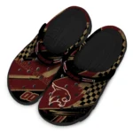 Texas State Bobcats Clogs – Customized Circuit Geometry Maroon Black 1