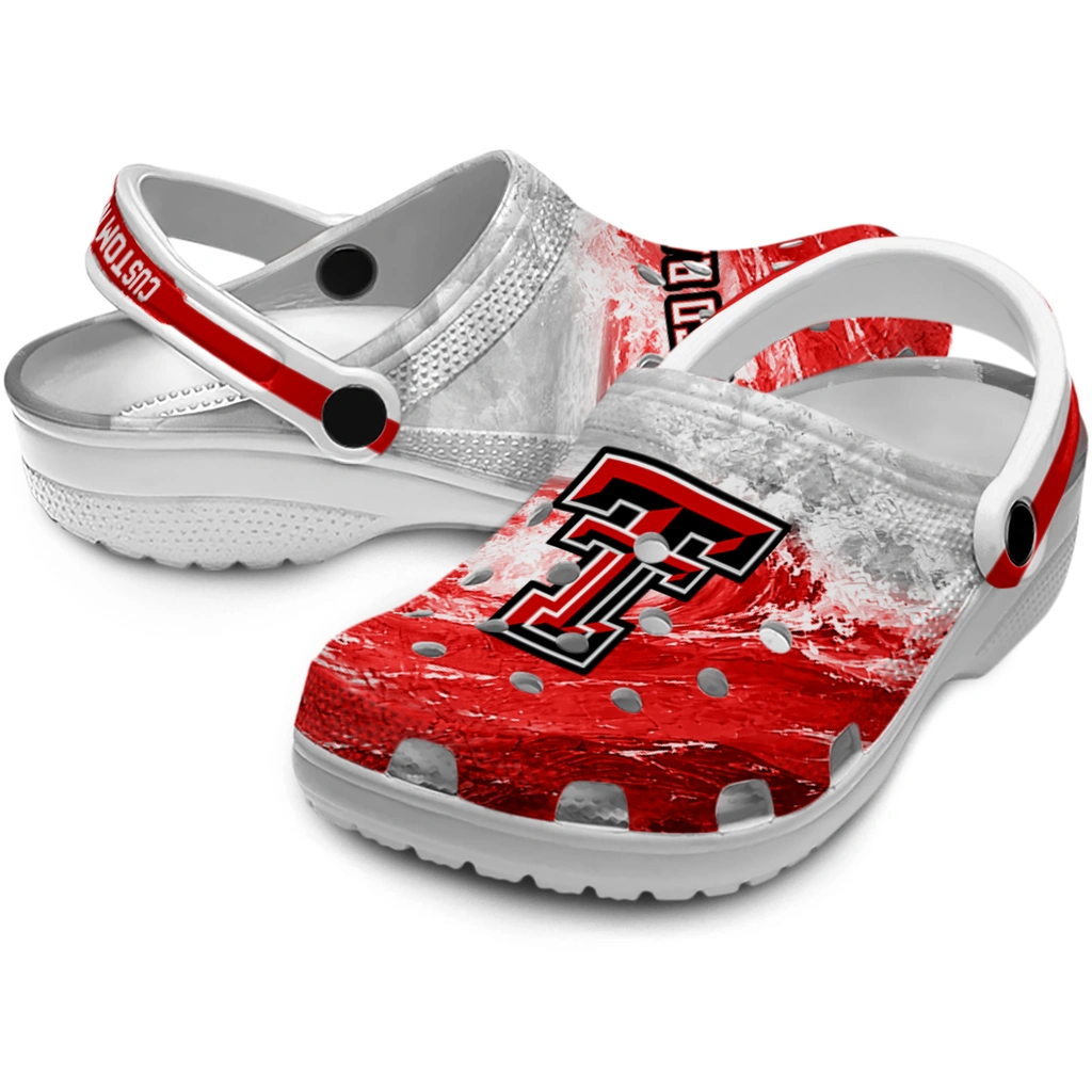 texas-tech-red-raiders-clog-customized-wave-swirl-red-white-high-quality.webp