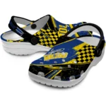 Toledo Rockets Clogs – Customized Circuit Geometry Blue Black 1
