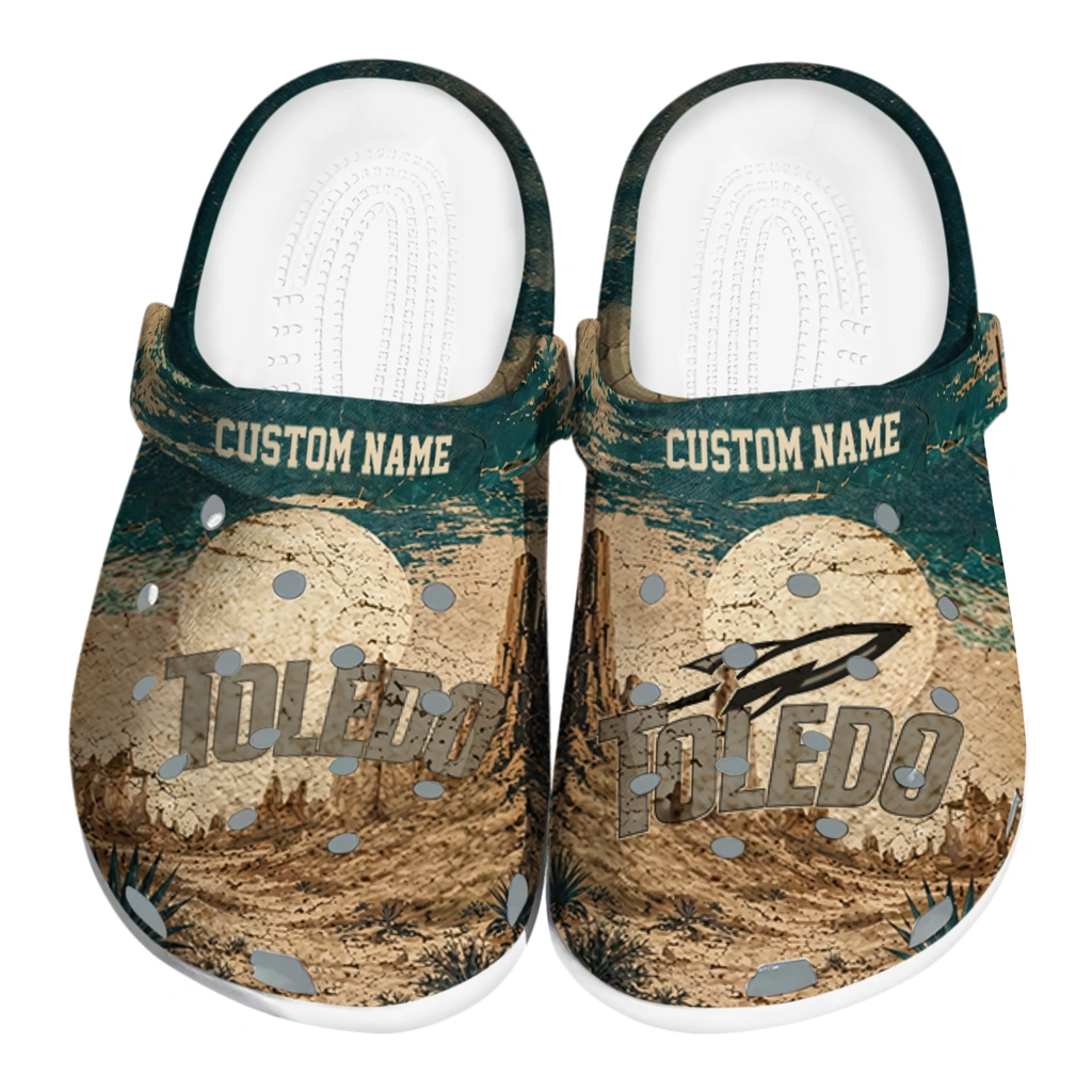 toledo-rockets-clog-customized-cracked-landscape-fir-green-beige-best-selling.webp toledo rockets clog customized cracked landscape fir green beige best selling