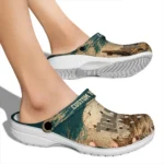 toledo-rockets-clog-customized-cracked-landscape-fir-green-beige-best-selling.webp