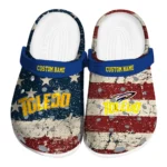toledo-rockets-clog-customized-distressed-stripes-blue-red-blue-best-selling.webp