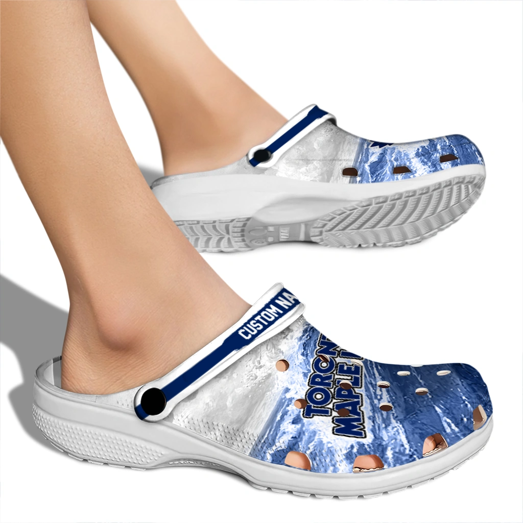toronto-maple-leafs-clog-custom-wave-swirl-blue-white-fashion-forward.webp