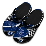 Toronto Maple Leafs Clogs – Customized Circuit Geometry Blue Black 1