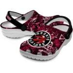 toronto-raptors-clog-custom-graffiti-burst-red-black-best-selling.webp