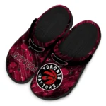 toronto-raptors-clog-customized-circuit-geometry-red-black-best-selling.webp