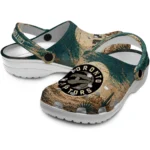 toronto-raptors-clog-customized-cracked-landscape-fir-green-beige-best-selling.webp