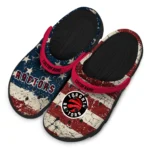 toronto-raptors-clog-customized-distressed-stripes-red-blue-best-selling.webp