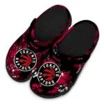 toronto-raptors-clog-personalized-splatter-splash-red-black-best-selling.webp