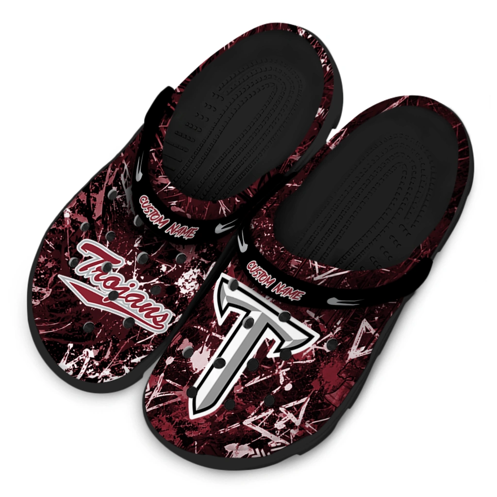 troy-trojans-clog-personalized-graffiti-burst-red-black-latest-model.webp