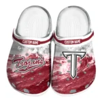 Troy Trojans Clogs - Personalized Wave Swirl Red White 1 troy-trojans-clog-personalized-wave-swirl-red-white-best-selling.webp