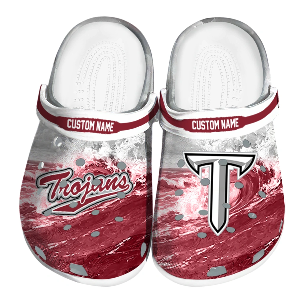 troy-trojans-clog-personalized-wave-swirl-red-white-best-selling.webp troy trojans clog personalized wave swirl red white best selling