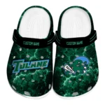 Tulane Green Wave Clogs - Custom Cracked Energy Green Black 1 tulane-green-wave-clog-custom-cracked-energy-green-black-best-selling.webp
