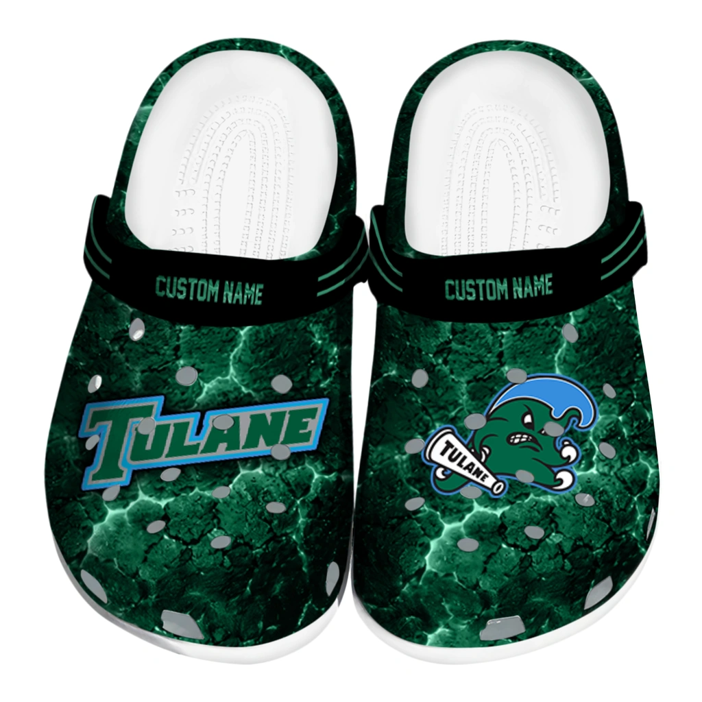 tulane-green-wave-clog-custom-cracked-energy-green-black-best-selling.webp tulane green wave clog custom cracked energy green black best selling