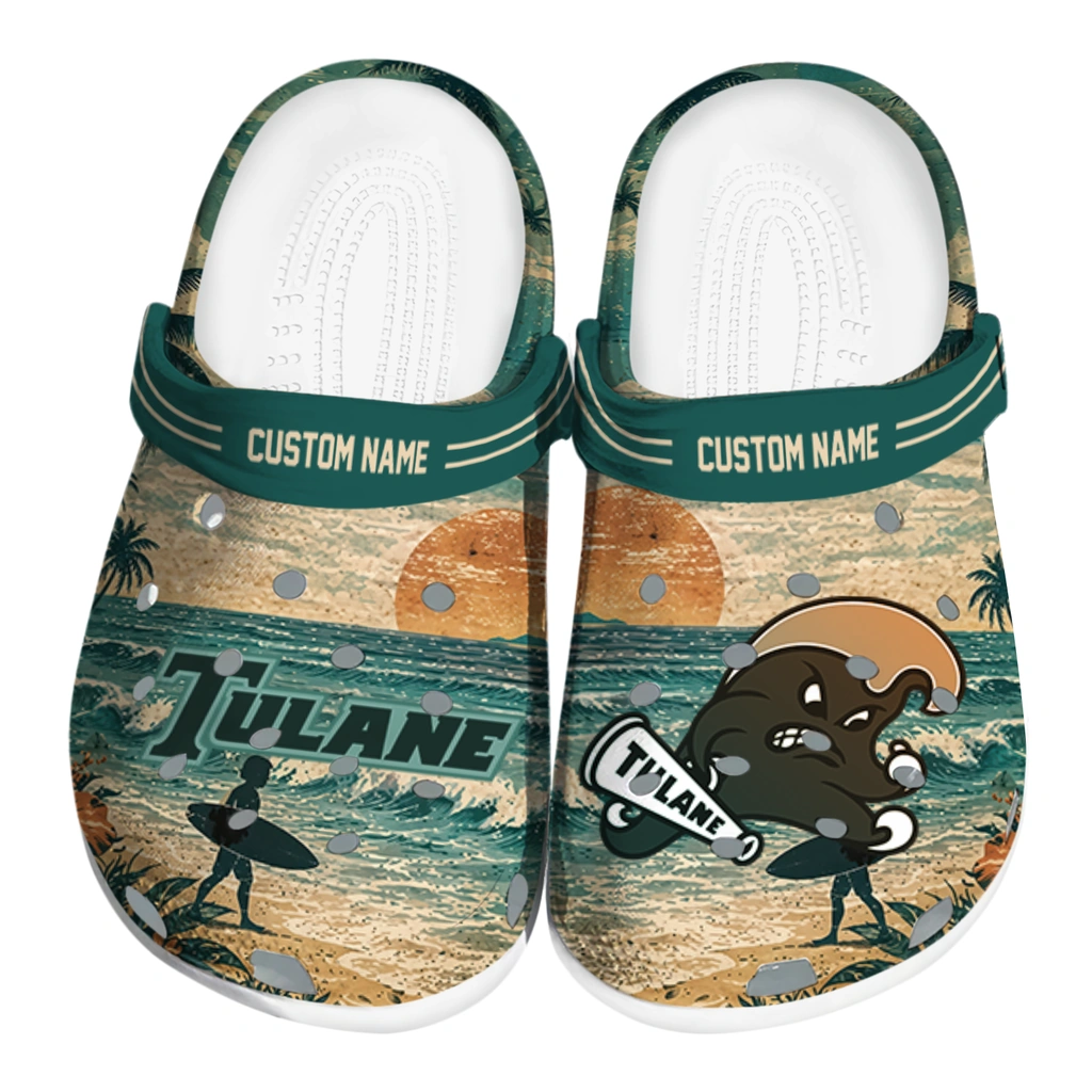 tulane-green-wave-clog-custom-wave-scene-fir-green-best-selling.webp tulane green wave clog custom wave scene fir green best selling