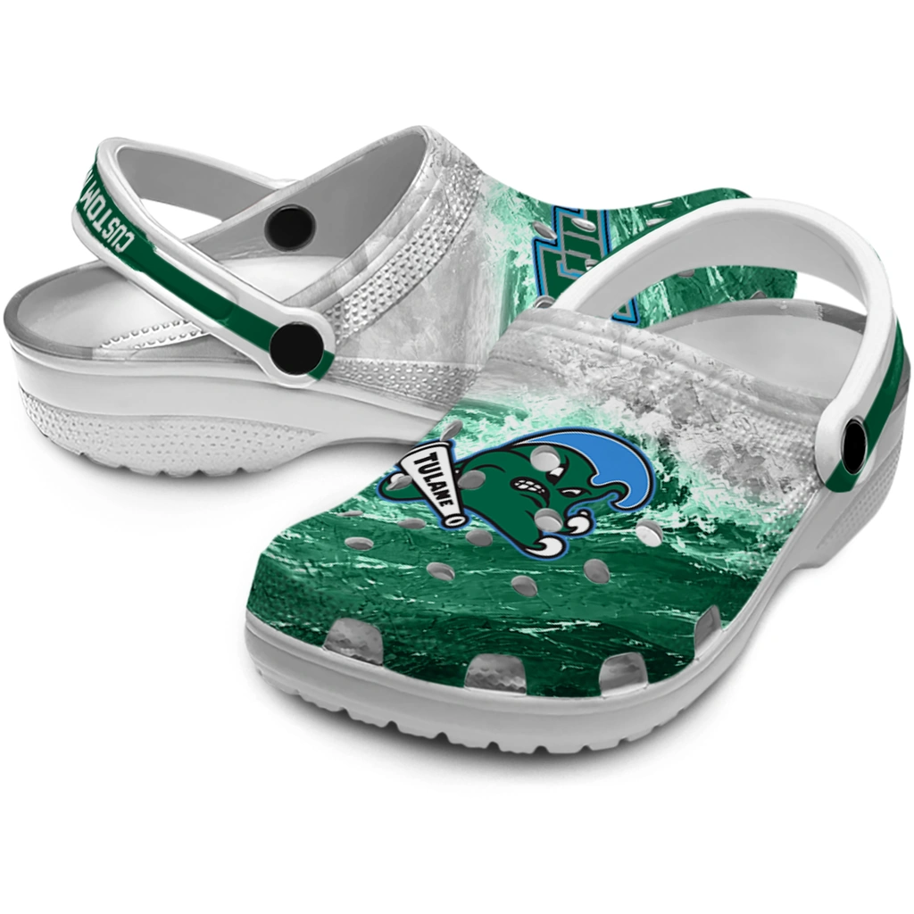 tulane-green-wave-clog-customized-wave-swirl-green-white-high-quality.webp