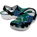 Tulane Green Wave Clogs – Personalized Circuit Geometry Green Black 1