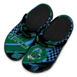 Tulane Green Wave Clogs – Personalized Circuit Geometry Green Black 1